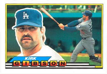 1989 Topps Big #299 Kirk Gibson Front