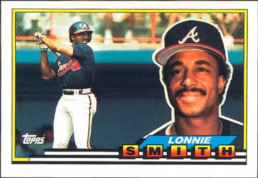 1989 Topps Big #242 Lonnie Smith Front