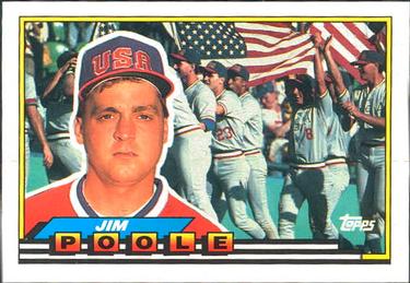 1989 Topps Big #263 Jim Poole Front