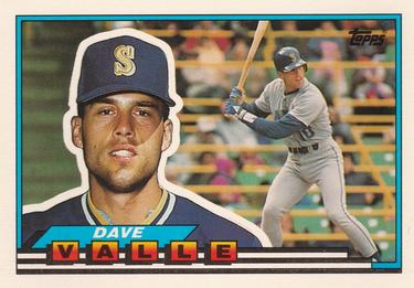 1989 Topps Big #56 Dave Valle Front