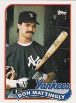 1989 Topps Doubleheader All-Stars #NNO Don Mattingly Front
