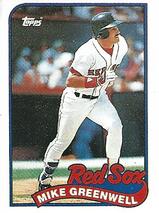 1989 Topps Doubleheader All-Stars #NNO Mike Greenwell Front