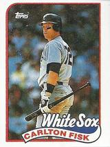 1989 Topps Doubleheader All-Stars #NNO Carlton Fisk Front