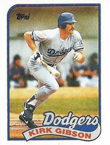 1989 Topps Doubleheader All-Stars #NNO Kirk Gibson Front
