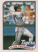 1989 Topps Doubleheader All-Stars #NNO Alan Trammell Front