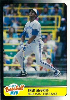 1990 Fleer Baseball MVPs #24 Fred McGriff Front