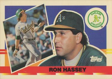 1990 Topps Big #4 Ron Hassey Front
