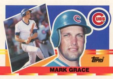 1990 Topps Big #19 Mark Grace Front