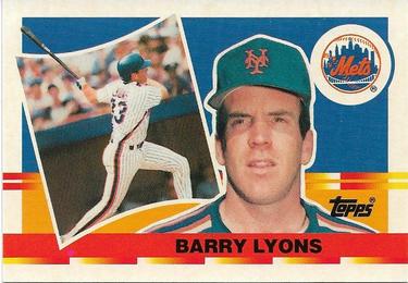 1990 Topps Big #97 Barry Lyons Front