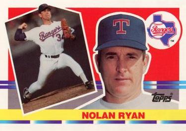 1990 Topps Big #171 Nolan Ryan Front