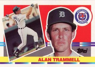 1990 Topps Big #190 Alan Trammell Front