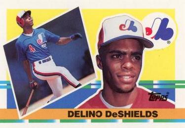1990 Topps Big #231 Delino DeShields Front
