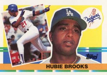 1990 Topps Big #262 Hubie Brooks Front