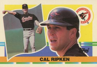 1990 Topps Big #327 Cal Ripken Front