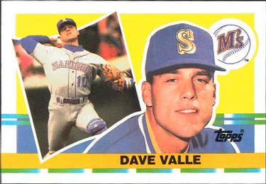 1990 Topps Big #266 Dave Valle Front