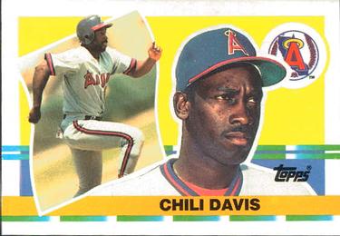 1990 Topps Big #280 Chili Davis Front