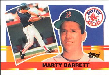 1990 Topps Big #44 Marty Barrett Front