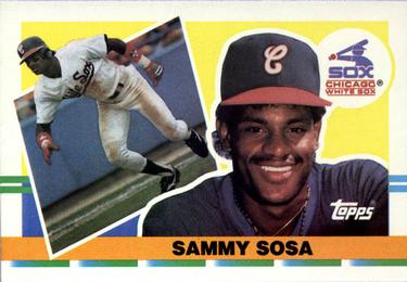 1990 Topps Big #286 Sammy Sosa Front