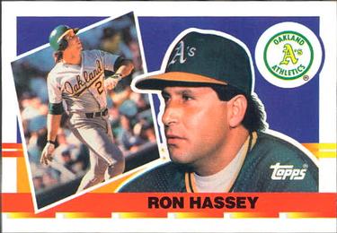 1990 Topps Big #4 Ron Hassey Front