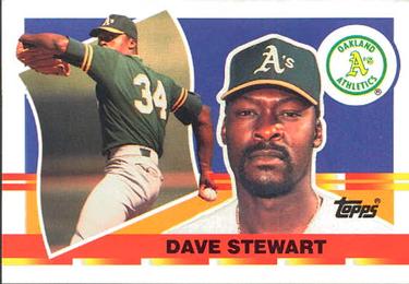 1990 Topps Big #64 Dave Stewart Front