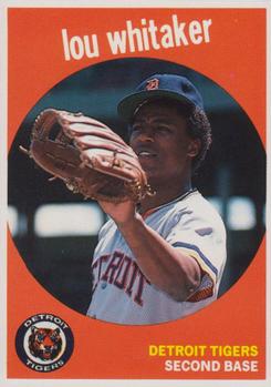1989 Baseball Cards Magazine '59 Topps Replicas #12 Lou Whitaker Front