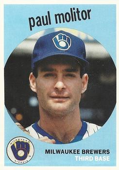 1989 Baseball Cards Magazine '59 Topps Replicas #23 Paul Molitor Front