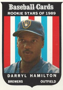 1989 Baseball Cards Magazine '59 Topps Replicas #28 Darryl Hamilton Front
