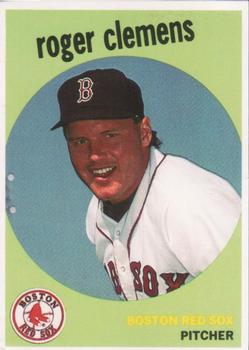 1989 Baseball Cards Magazine '59 Topps Replicas #44 Roger Clemens Front