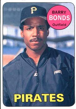1990 Baseball Cards Magazine '69 Topps Repli-Cards #26 Barry Bonds Front