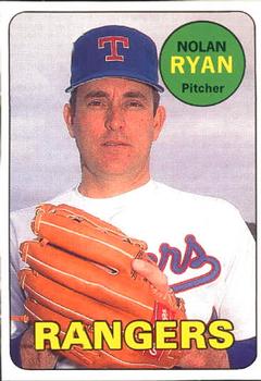 1990 Baseball Cards Magazine '69 Topps Repli-Cards #47 Nolan Ryan Front