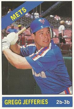 1991 Baseball Cards Magazine '66 Topps Replicas #19 Gregg Jefferies Front