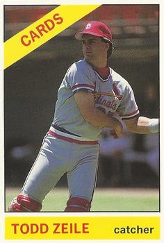 1991 Baseball Cards Magazine '66 Topps Replicas #21 Todd Zeile Front
