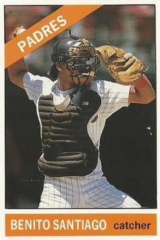 1991 Baseball Cards Magazine '66 Topps Replicas #22 Benito Santiago Front