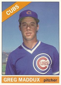 1991 Baseball Cards Magazine '66 Topps Replicas #25 Greg Maddux Front