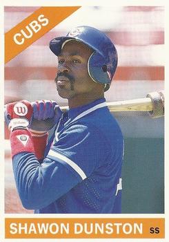 1991 Baseball Cards Magazine '66 Topps Replicas #36 Shawon Dunston Front