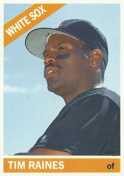 1991 Baseball Cards Magazine '66 Topps Replicas #45 Tim Raines Front