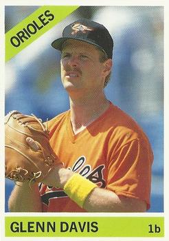 1991 Baseball Cards Magazine '66 Topps Replicas #48 Glenn Davis Front