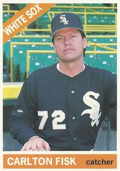 1991 Baseball Cards Magazine '66 Topps Replicas #53 Carlton Fisk Front