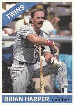 1991 Baseball Cards Magazine '66 Topps Replicas #67 Brian Harper Front