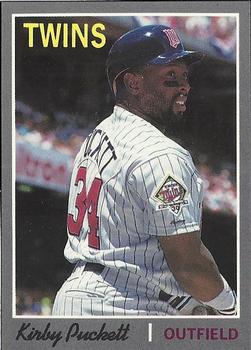 1992 Baseball Cards Magazine '70 Topps Replicas #11 Kirby Puckett Front