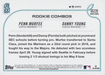 2022 Topps Update - Royal Blue #US220 Danny Young / Penn Murfee Back