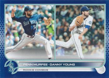 2022 Topps Update - Royal Blue #US220 Danny Young / Penn Murfee Front