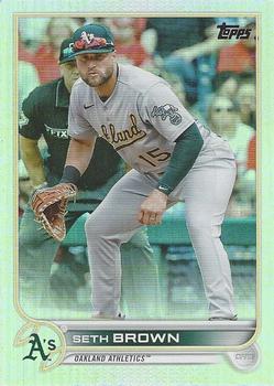 2022 Topps Update - Rainbow Foil #US166 Seth Brown Front