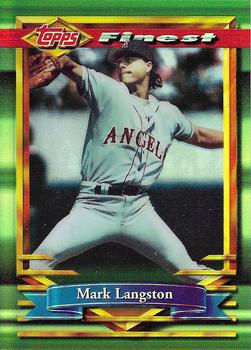 1994 Finest - Refractors #24 Mark Langston Front