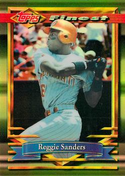 1994 Finest - Refractors #43 Reggie Sanders Front