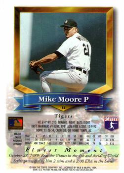 1994 Finest - Refractors #83 Mike Moore Back