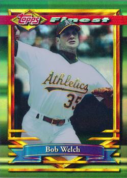 1994 Finest - Refractors #158 Bob Welch Front