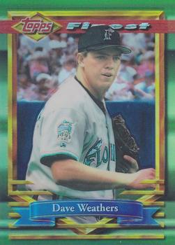 1994 Finest - Refractors #355 Dave Weathers Front