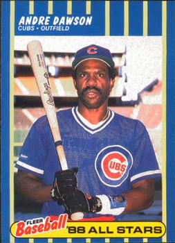 1988 Fleer Baseball All-Stars #10 Andre Dawson Front