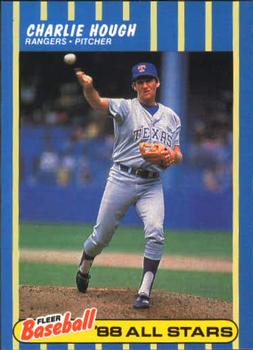 1988 Fleer Baseball All-Stars #16 Charlie Hough Front